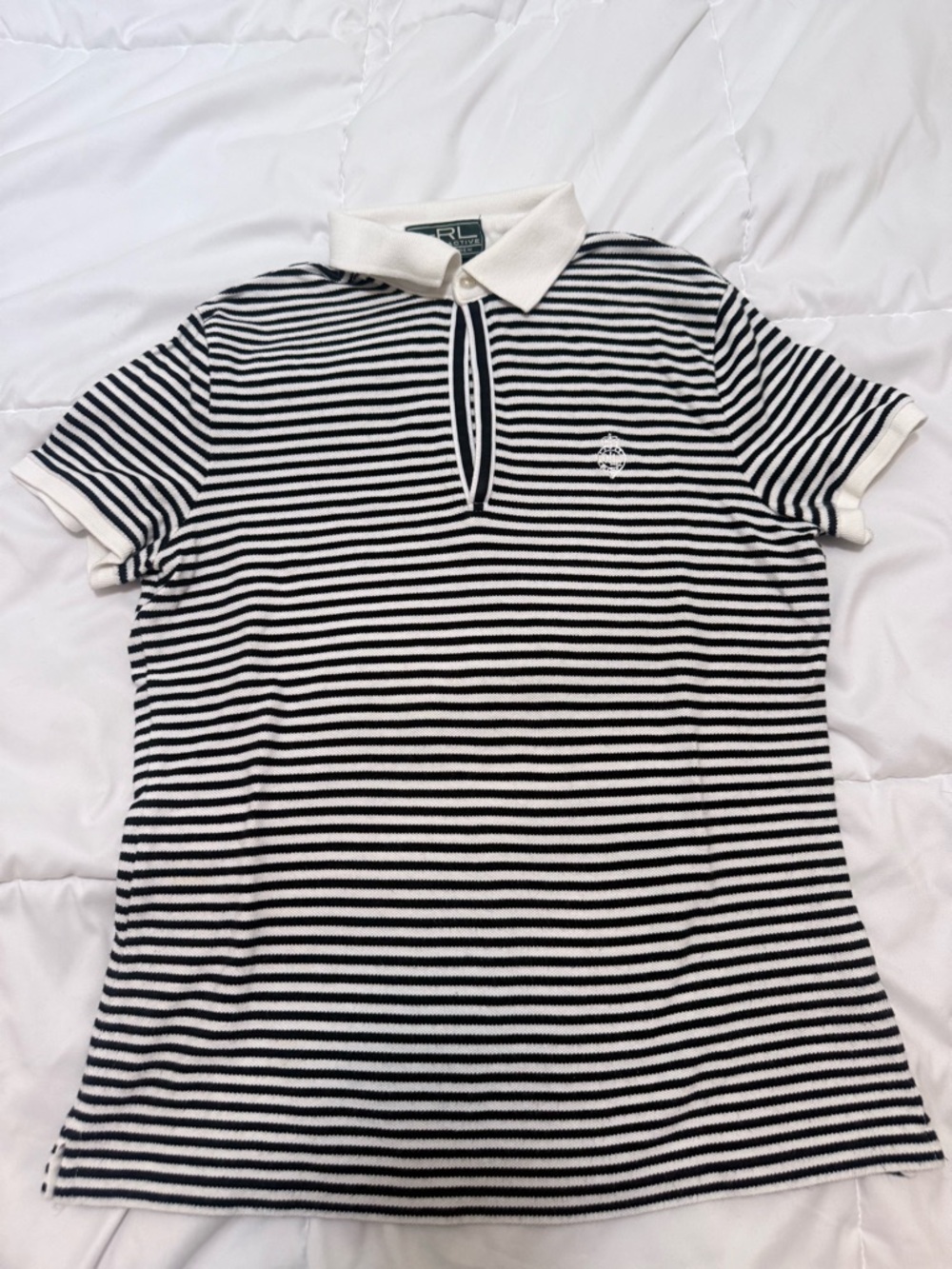 Polo by Ralph Lauren Navy and White Striped Polo